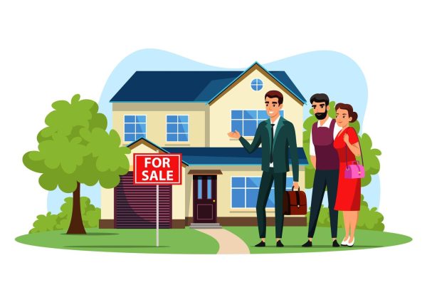 real-estate-agent-offering-house-young-family-couple-wife-husband-choosing-new-suburb-home-living_575670-754